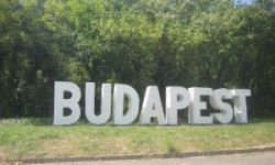 Panneau Budapest du festival Sziget